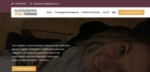 Sito per attività professionale di psicologia e psicoterapia - Dott.ssa Alessandra Violi Ferrari